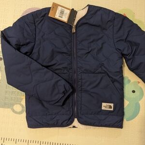 The North Face Navy Quilted Jacket
